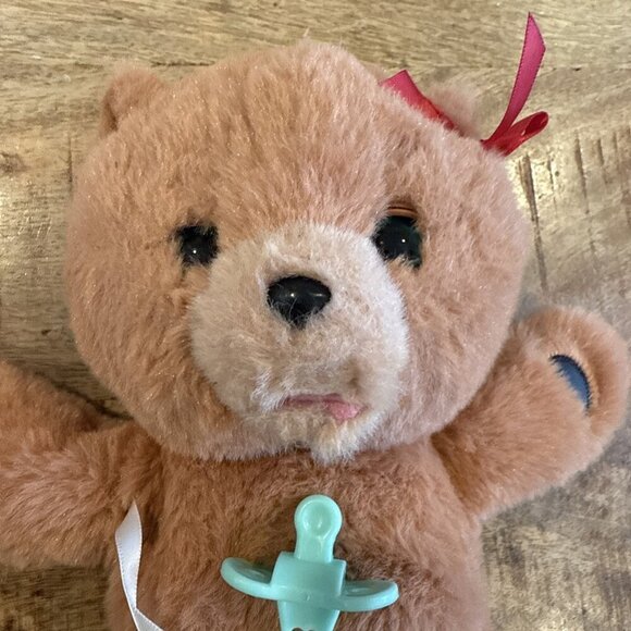 Little Live Pets Teddy Bear Plush Brown Cozy Dozy Baby Cubbles With Pacifier - Picture 5 of 8